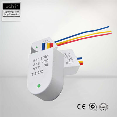 دستگاه محافظت در برابر ولتاژ ترموپلاستیک LED Uchi ، 230 ولت کلاس 3 SPD
