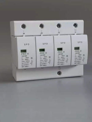 4P 385V 100KA دستگاه حفاظت از نوسانات SPD برای سیستم برق ولتاژ پایین