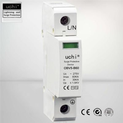 Uc 275V Type 1 + 2 Surge Protector، Lightning Component Controller 1P Poles